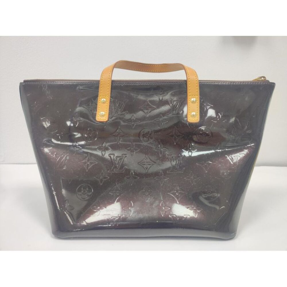 Louis Vuitton PM Bellevue Vernis Monogram Handbag in Black Leather - Picture 2 of 12